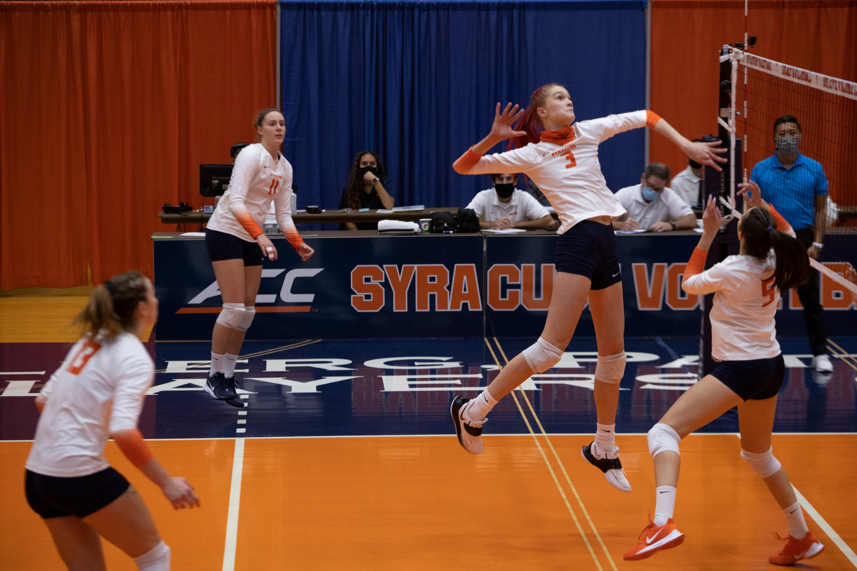 Syracuse volleyball vs. Boston College on Oct. 16, 2020