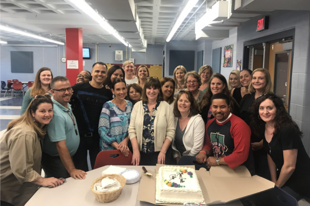A group of faculty members from the ENL, World Language and Bilingual Education department. Photo courtesy of the ENL, World Language and Bilingual Education department.