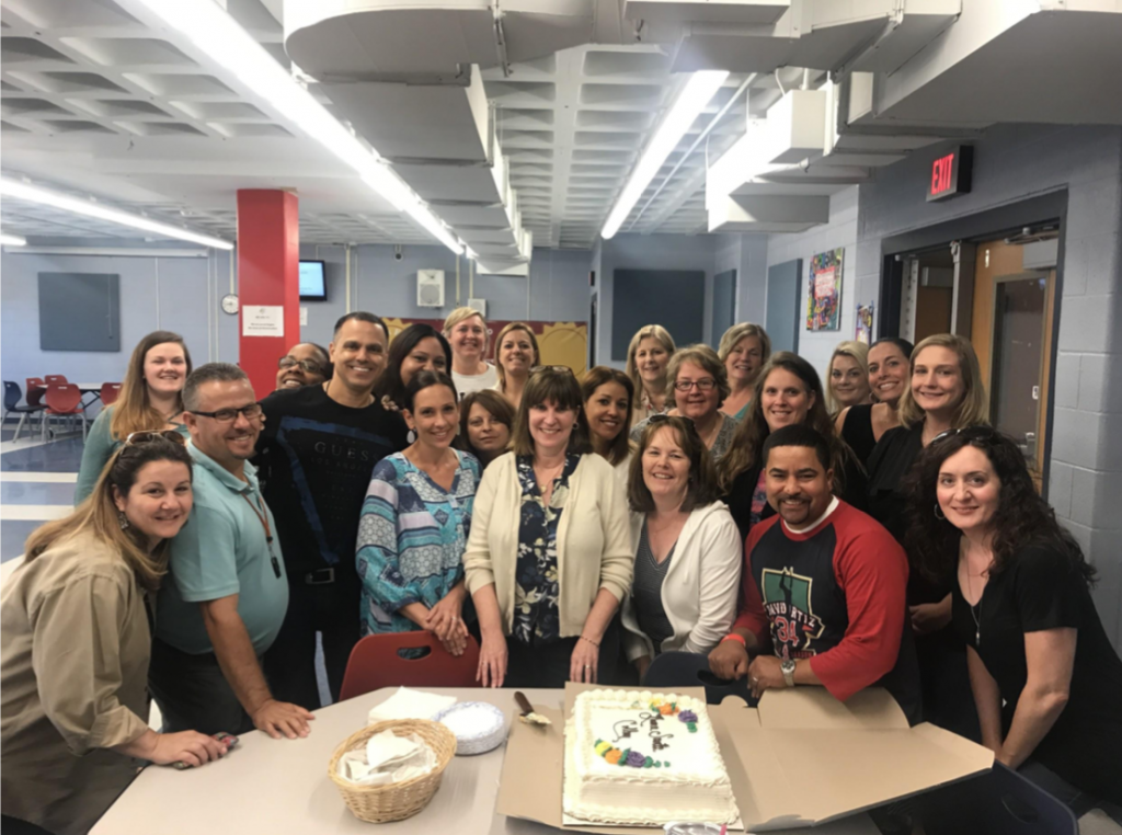 A group of faculty members from the ENL, World Language and Bilingual Education department. Photo courtesy of the ENL, World Language and Bilingual Education department.
