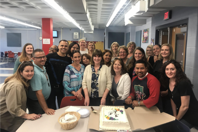 A group of faculty members from the ENL, World Language and Bilingual Education department. Photo courtesy of the ENL, World Language and Bilingual Education department.
