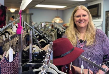 Michele McCarthy, owner of Chantilly Rose boutique in Lewiston, New York