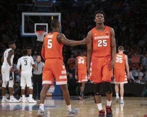 Syracuse vs. UConn men's basketball on Nov. 15, 2018, at Madison Square Garden
