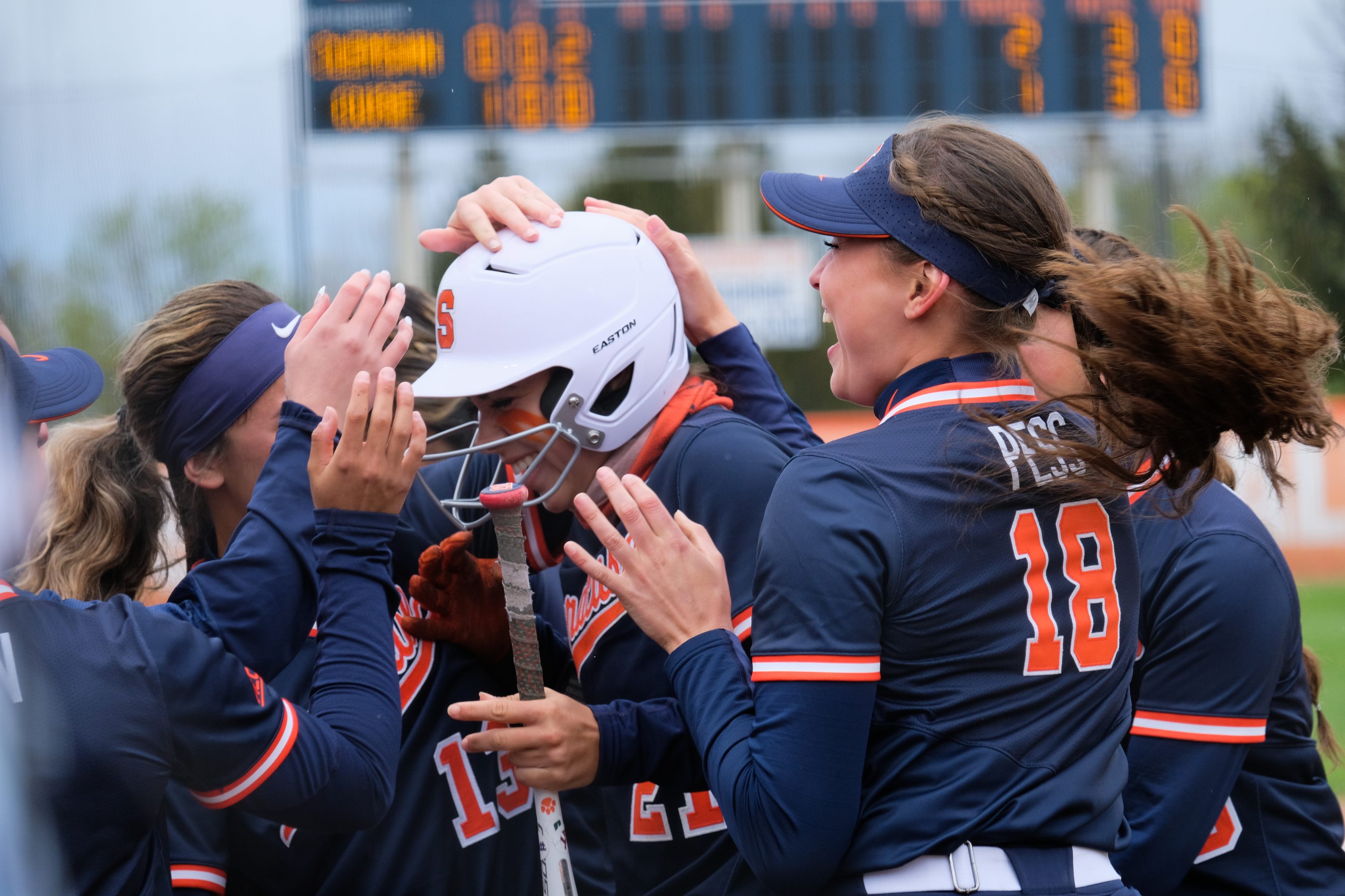 Clemson beat Syracuse softball 4-2 at Skytop Softball Stadium in Syracuse, NY on Friday, May 7 2021. (Daily Orange/Will Fudge)