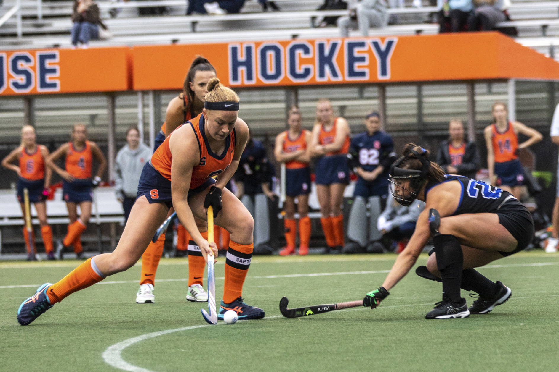 Eefke Van Den Nieuwenhof (21) sends the ball towards the goal during a game on Friday, September 16, 2022.