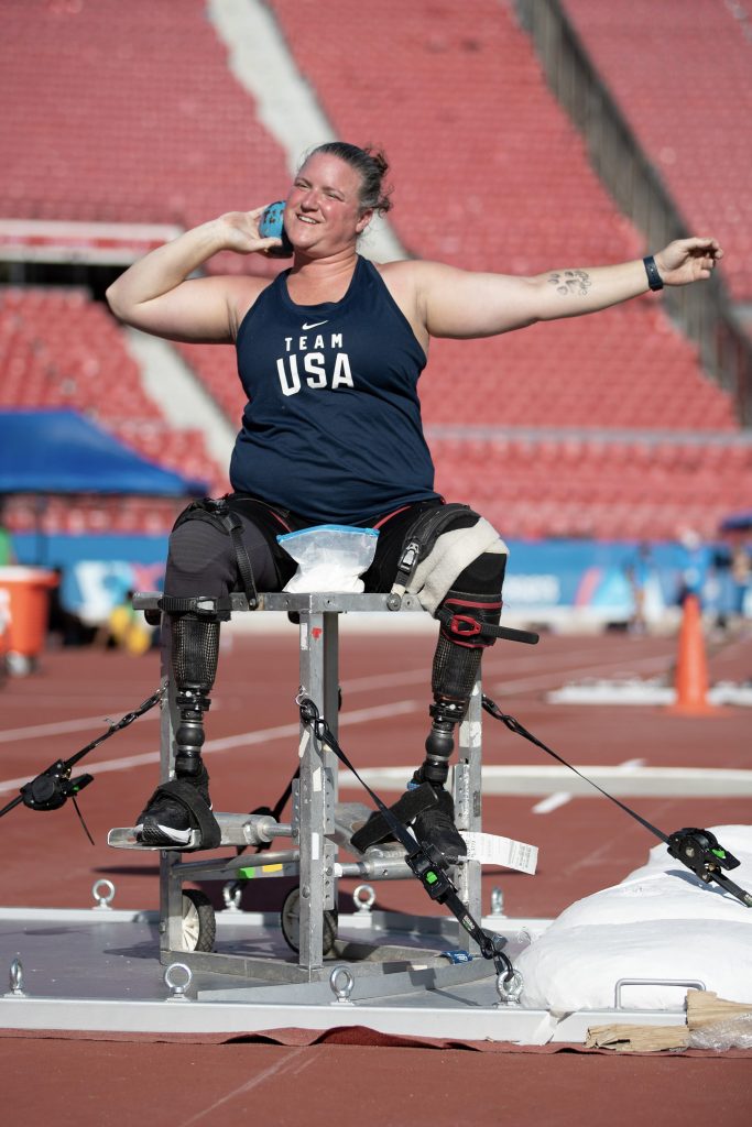 Christy Gardner finished second in F57 Shot Put at the 2023 Parapan American Games in November.
