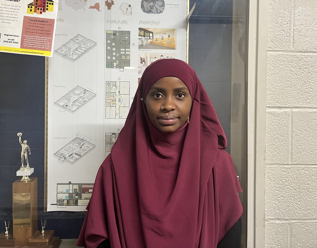 Khadra Mohammed at the North Side Learning Center.