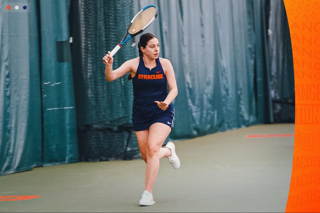 Syracuse tennis ends its three-day homestand with a 5-2 win against Virginia Tech on Sunday, March 5, 2023.