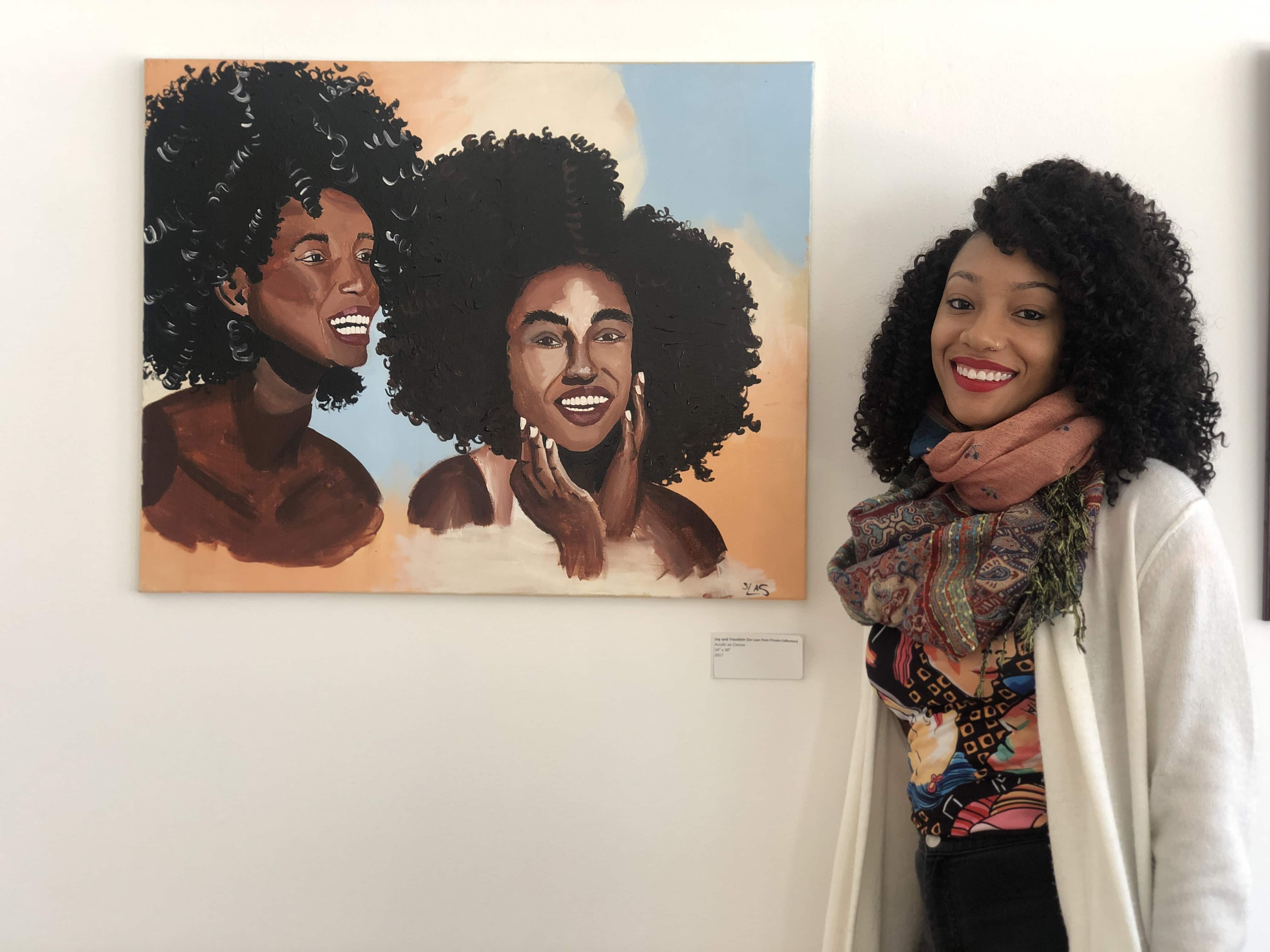 SU student displays work at Folk Art Center