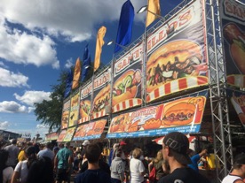 Santillo's stand at the 2019 New York State Fair