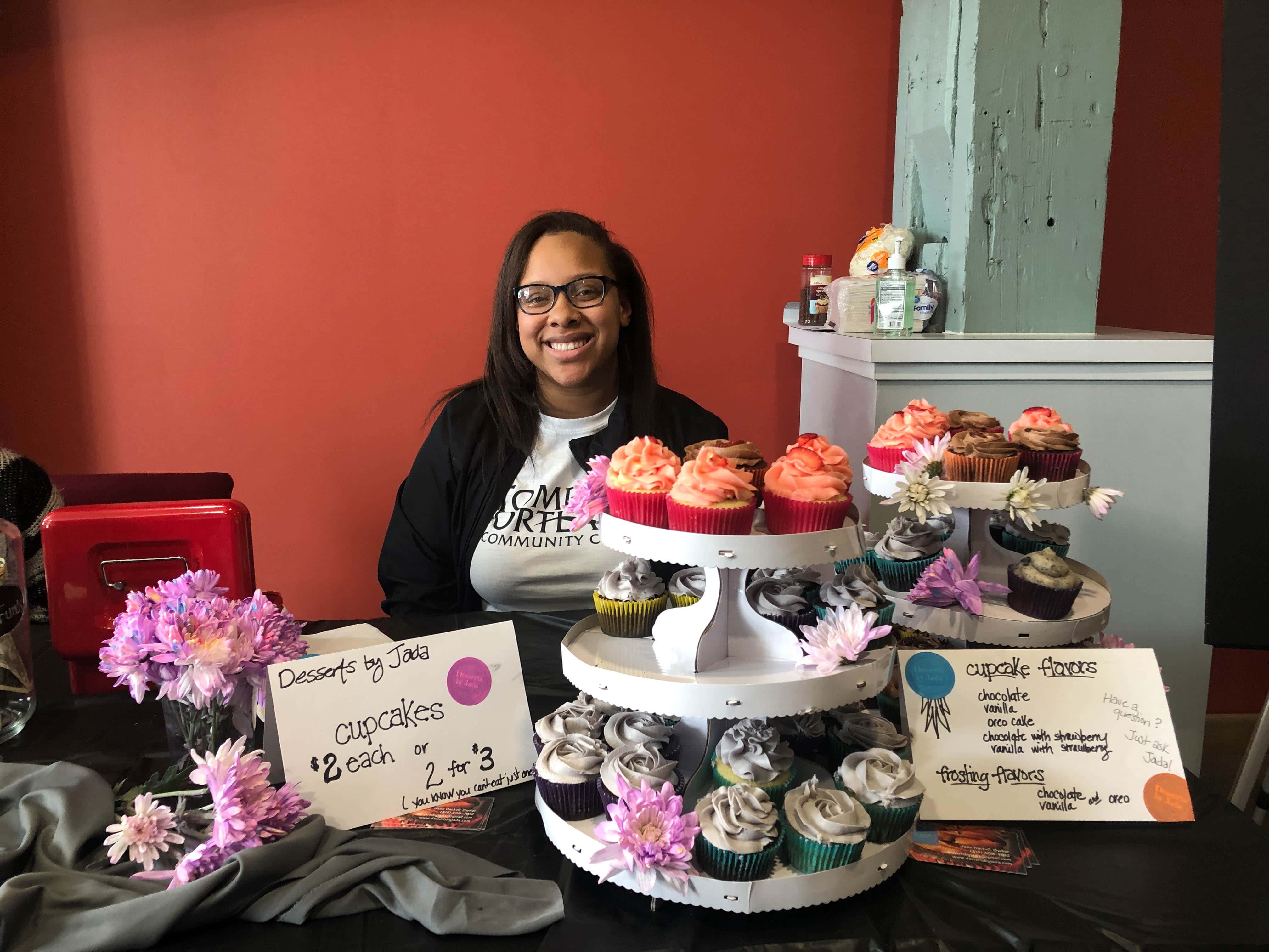 Desserts by Jada at the SALTspace community arts center that opened in April 2019 on Syracuse's Westside.
