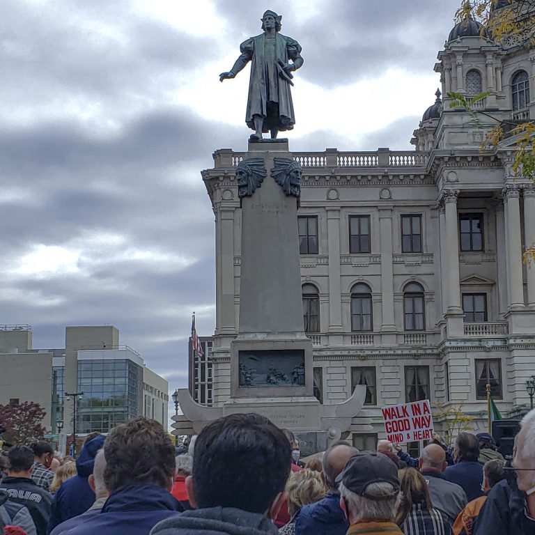 Removal of Christopher Columbus statue divides local residents