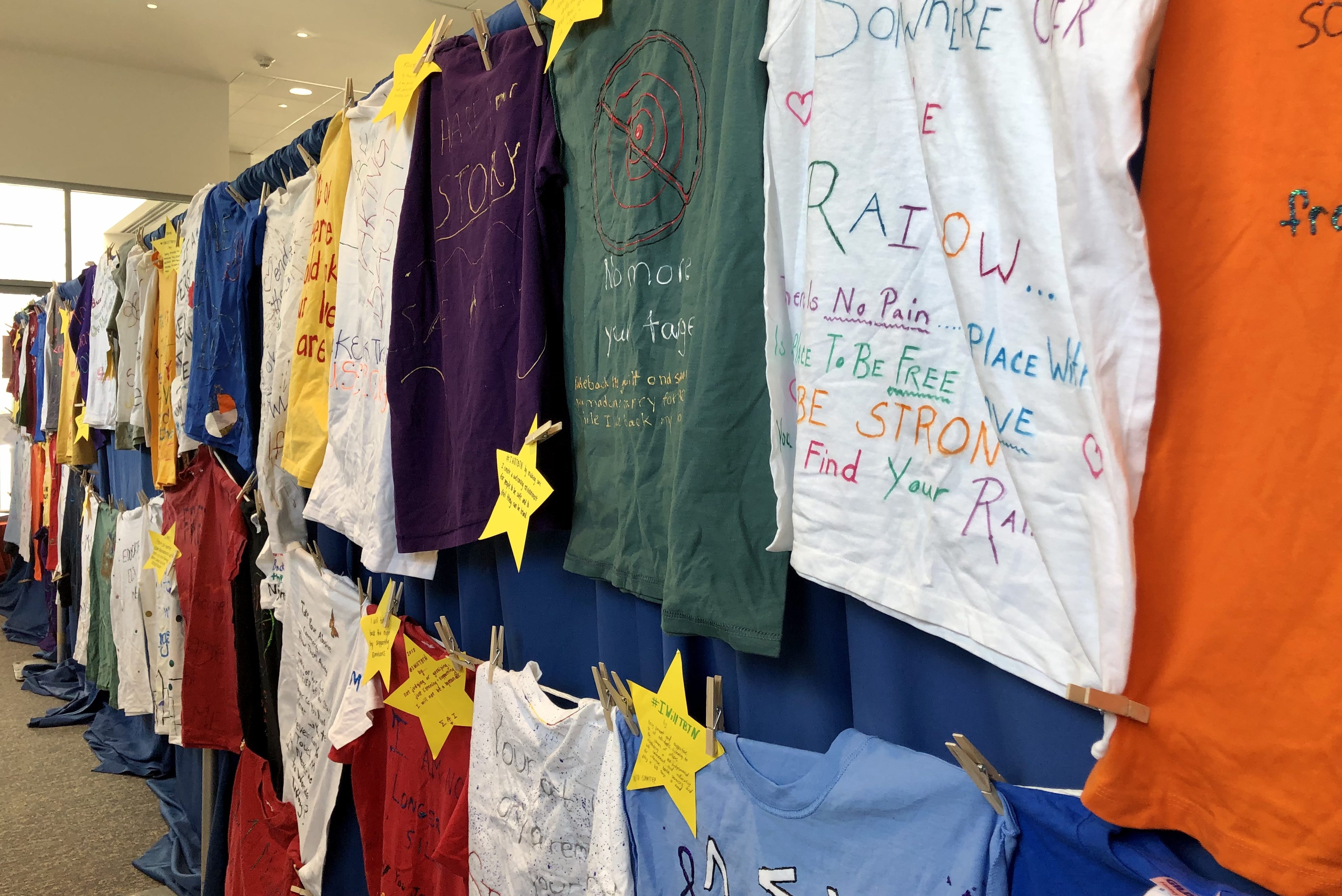 Clothesline Project T shirts