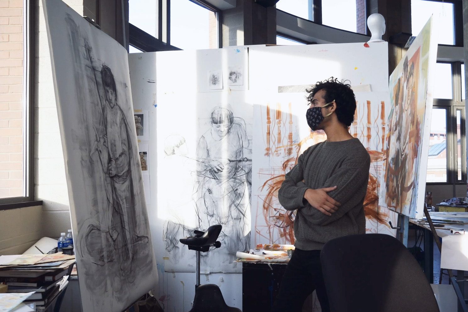 Leito Navarrete is senior at Syracuse University studying studio arts.