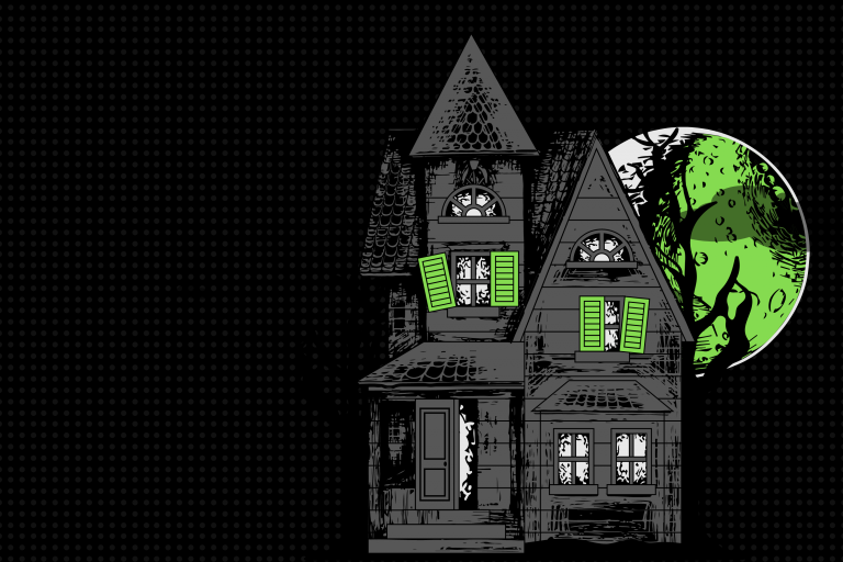 Haunted Houses illustration